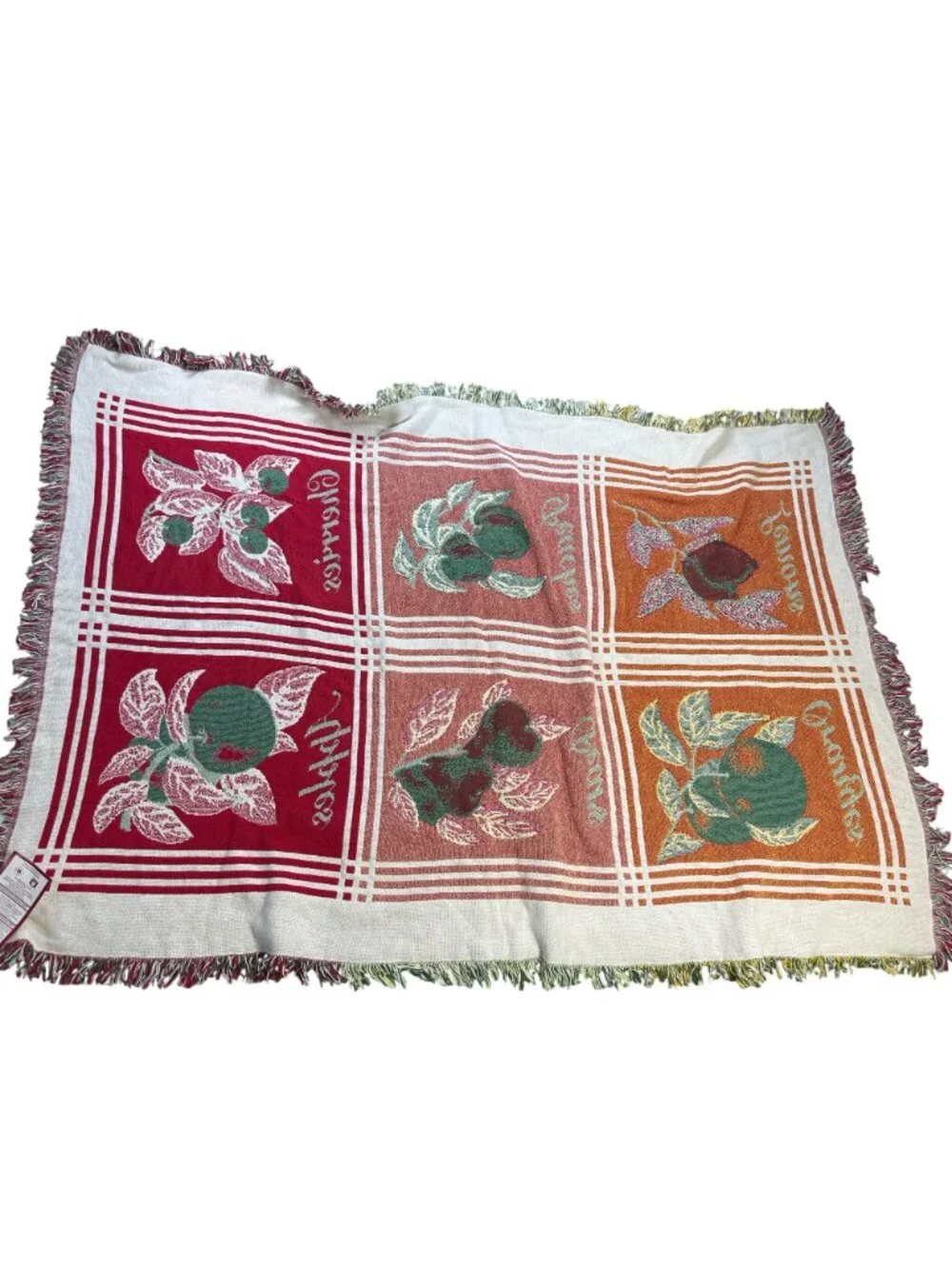 The Rug Barn Fruit Sampler Throw Blanket 46